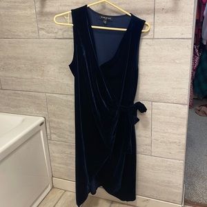 Parisian Tall Velvet Wrap Dress